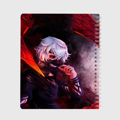 Тетрадь Ken Kaneki красные жала, цвет клетка - фото 2