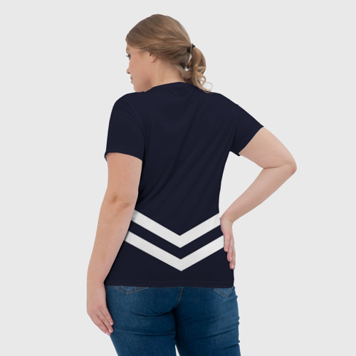 Женская футболка 3D с принтом Valorant (OMEN), вид сзади #2