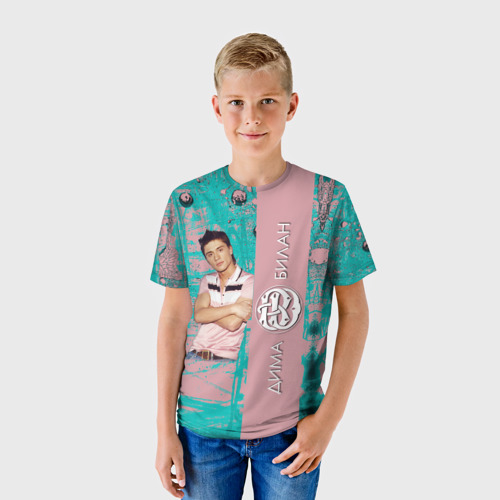 Детская футболка 3D Дима Билан, цвет 3D печать - фото 3