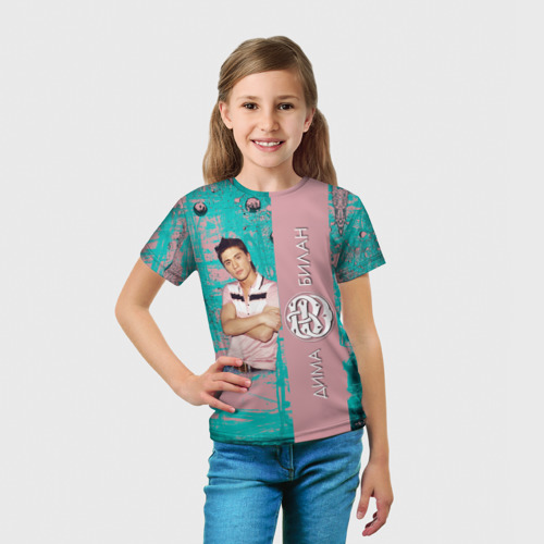 Детская футболка 3D Дима Билан, цвет 3D печать - фото 5
