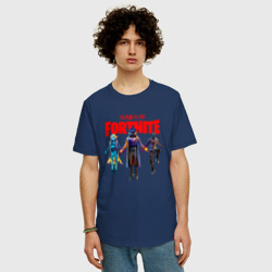 Мужская футболка хлопок Oversize Travis Scott+Fortnite - фото 2