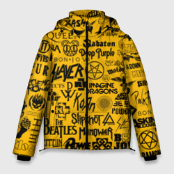 Мужская зимняя куртка 3D Логотипы рок групп