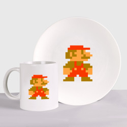 Набор: тарелка + кружка Super Mario Bros