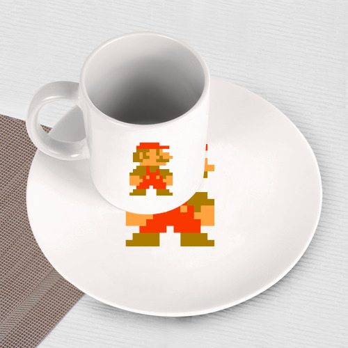 Набор: тарелка + кружка Super Mario Bros - фото 3