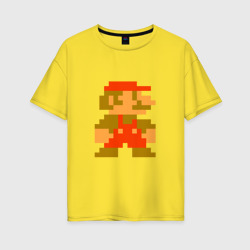 Женская футболка хлопок Oversize Super Mario Bros