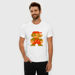 Мужская футболка хлопок Slim Super Mario Bros - фото 2