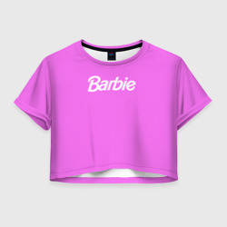 Женская футболка Crop-top 3D Barbie