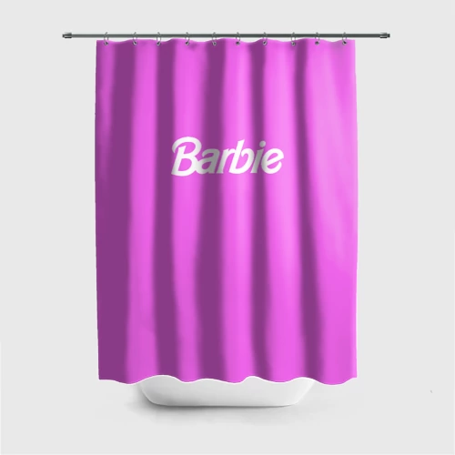 Штора 3D для ванной Barbie