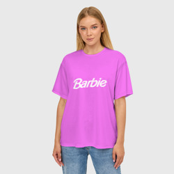 Женская футболка oversize 3D Barbie - фото 2