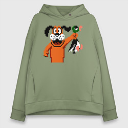 Женское худи Oversize хлопок Duck Hunt