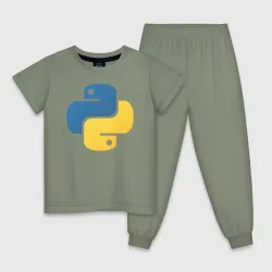 Детская пижама хлопок Python