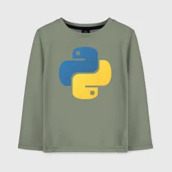 Детский лонгслив хлопок Python