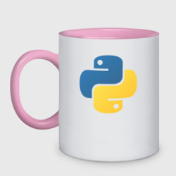 Кружка двухцветная Python