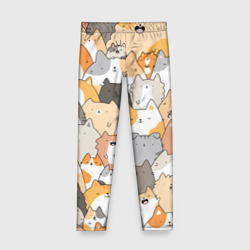 Детские леггинсы 3D Кошачья стая