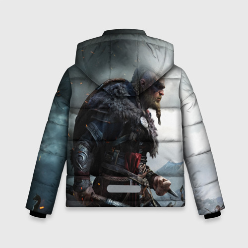 Зимняя куртка для мальчиков 3D Assassin`s Creed Valhalla, цвет черный - фото 2