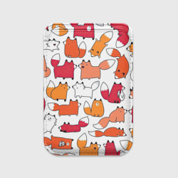 Картхолдер Magsafe магнитный Милые лисы