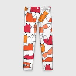 Детские леггинсы 3D Милые лисы