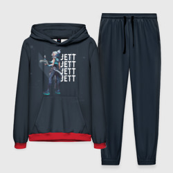 Мужской костюм с толстовкой 3D Valorant Jett