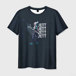 Мужская футболка 3D Valorant Jett