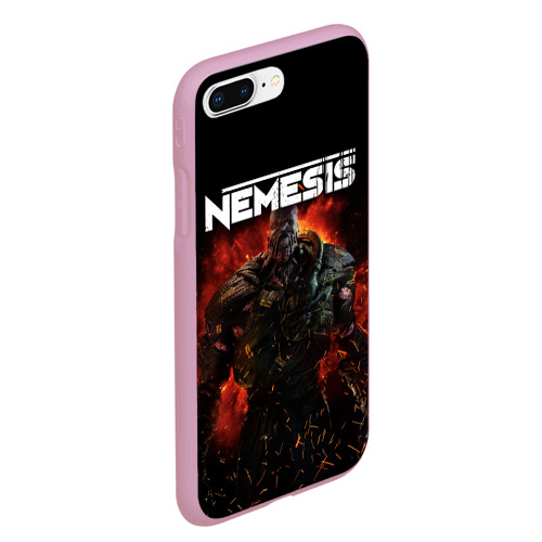 Чехол для iPhone 7Plus/8 Plus матовый Nemesis, цвет розовый - фото 3