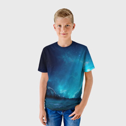 Детская футболка 3D Ночное поле - фото 2