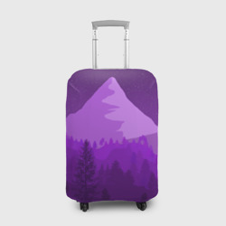 Чехол для чемодана 3D Ночные горы