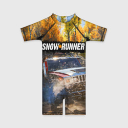 Детский купальный костюм 3D Snowrunner