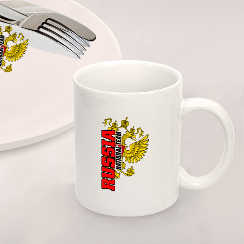 Набор: тарелка + кружка Russia national team - фото 2
