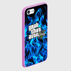 Чехол для iPhone 5/5S матовый GTA5 - фото 2