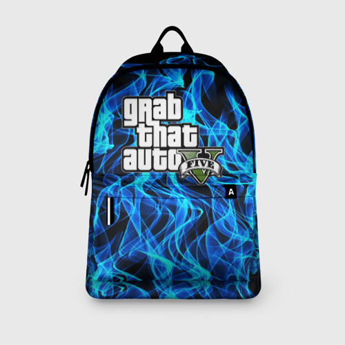 Рюкзак 3D с принтом GTA5, вид сбоку #3