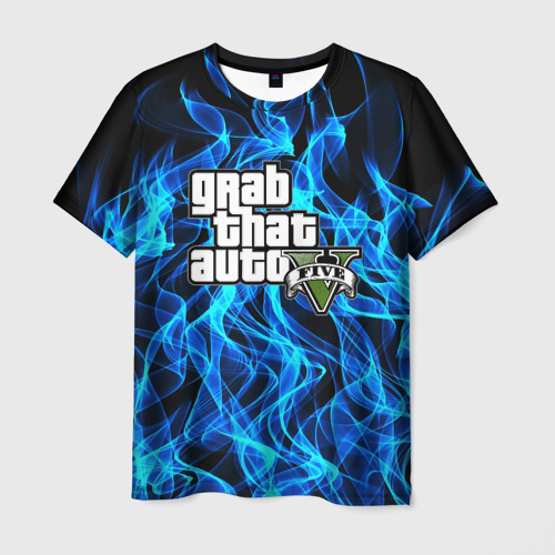 Мужская футболка 3D с принтом GTA5, вид спереди #2