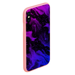 Чехол для iPhone XS Max матовый Неоновый огонь - фото 2