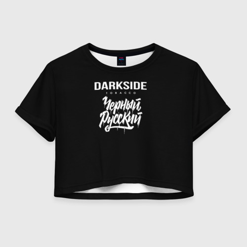 Женская футболка Crop-top 3D Darkside, цвет 3D печать