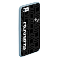 Чехол для iPhone 5/5S матовый Subaru - фото 2