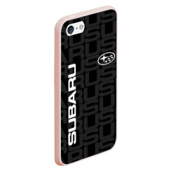 Чехол для iPhone 5/5S матовый Subaru - фото 2