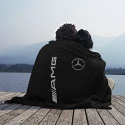 Плед 3D Mercedes-Benz AMG carbon - фото 2