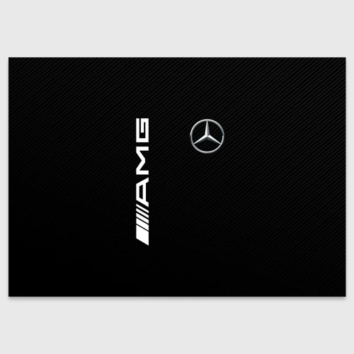 Поздравительная открытка Mercedes-Benz AMG carbon