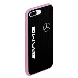 Чехол для iPhone 7Plus/8 Plus матовый Mercedes-Benz AMG carbon - фото 2