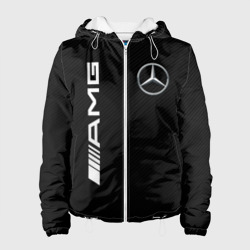 Женская куртка 3D Mercedes-Benz AMG carbon