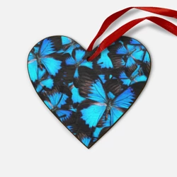 Деревянная игрушка Сердце Рой бабочек