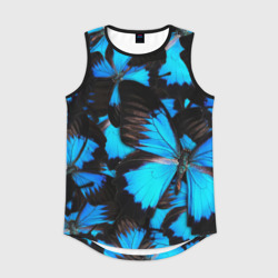 Мужская спортивная майка 3D Рой бабочек