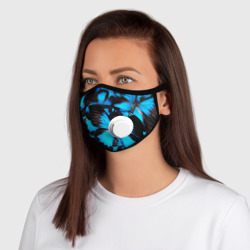 Маска из неопрена Рой бабочек - фото 2