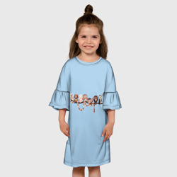Детское платье 3D Совы на ветке - фото 2
