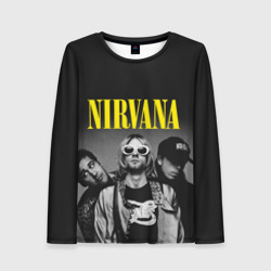 Женский лонгслив 3D Nirvana