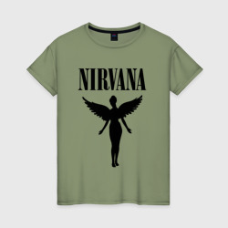 Женская футболка хлопок Nirvana