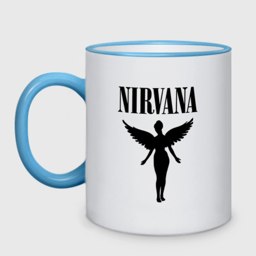 Кружка двухцветная Nirvana, цвет Кант небесно-голубой