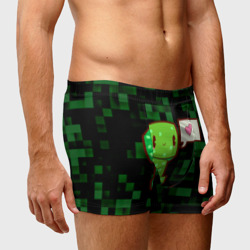 Мужские трусы 3D Minecraft Creeper - фото 2