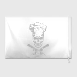 Флаг 3D Череп повар - фото 2
