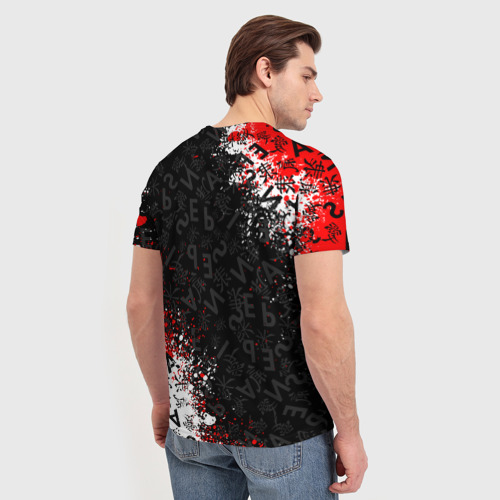 Мужская футболка 3D Senpai, цвет 3D печать - фото 4