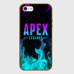 Чехол для iPhone 5/5S матовый Apex Legends